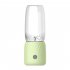 Portable Blender  Portable Juicer Blender With 6 Stainless Steel Blades  Motor Base  Button  1500mA Battery Personal Size Blender Juicer Cup For School White