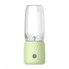 Portable Blender, Portable Juicer Blender With 6 Stainless Steel Blades, Motor Base, Button, 1500mA Battery Personal Size Blender Juicer Cup For School green