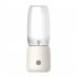 Portable Blender  Portable Juicer Blender With 6 Stainless Steel Blades  Motor Base  Button  1500mA Battery Personal Size Blender Juicer Cup For School pink