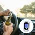 Portable Blowing Type Tester Handheld High Precision Breathalyzer Usb Rechargeable Digital Breath Tester Black