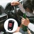 Portable Blowing Type Tester Handheld High Precision Breathalyzer Usb Rechargeable Digital Breath Tester Black