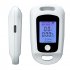 Portable Blowing Type Tester Handheld High Precision Breathalyzer Usb Rechargeable Digital Breath Tester White