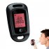 Portable Blowing Type Tester Handheld High Precision Breathalyzer Usb Rechargeable Digital Breath Tester Black