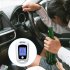 Portable Blowing Type Tester Handheld High Precision Breathalyzer Usb Rechargeable Digital Breath Tester Black