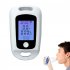 Portable Blowing Type Tester Handheld High Precision Breathalyzer Usb Rechargeable Digital Breath Tester White