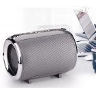 Portable Bluetooth Speaker S518 Straps Support FM TF Card   AUX   Mobile Phone Call Audio Notebook Speaker Silver
