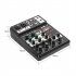 Portable Bluetooth compatible 4 channel Audio  Mixer Sound Mixing Console Usb Interface C4 Mixer For Stage Performances Network Anchors Music Creation Eu plug