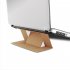 Portable Bracket for Macbook Invisible Laptop Stand Holder Ultra Thin Seamlessly Detachable Adjustable Notebook Riser brown