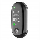Portable Breath Tester High-sensitivity Direct-heat Sensor Air Blowing Type Tester USB Rechargeable Breathalyzer black