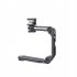 Portable C type Stabilizing Handle Bracket Handheld Grip Hot Shoes Holder Convenient U shaped Mobile Phone Flash Light Folding Support black