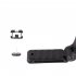 Portable C type Stabilizing Handle Bracket Handheld Grip Hot Shoes Holder Convenient U shaped Mobile Phone Flash Light Folding Support black