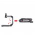 Portable C type Stabilizing Handle Bracket Handheld Grip Hot Shoes Holder Convenient U shaped Mobile Phone Flash Light Folding Support black