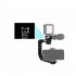 Portable C type Stabilizing Handle Bracket Handheld Grip Hot Shoes Holder Convenient U shaped Mobile Phone Flash Light Folding Support black