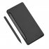 Portable Calculator 6 inch Large Display Office Desk Calcultors With Erasable Writing Table  basic Version  black