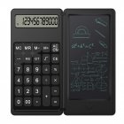 Portable Calculator 6-inch Large Display Office Desk Calcultors With Erasable Writing Table (basic Version) black