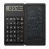 Portable Calculator 6 inch Large Display Office Desk Calcultors With Erasable Writing Table  basic Version  black