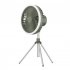 Portable Camping Fan With Adjustable Brightness LED Light USB Rechargeable Outdoor Camping Fan Tent Hanging Fan With Remote Control For Outdoor Travel Fishing P