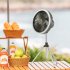 Portable Camping Fan With Adjustable Brightness LED Light USB Rechargeable Outdoor Camping Fan Tent Hanging Fan With Remote Control For Outdoor Travel Fishing P