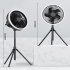 Portable Camping Fan With Adjustable Brightness LED Light USB Rechargeable Outdoor Camping Fan Tent Hanging Fan With Remote Control For Outdoor Travel Fishing P