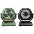 Portable Camping Fan With LED Light Rechargeable 6000Mah Outdoor Camping Fan 6    Rotation Tent Fan For Travel Fishing Picnic Green Rotation