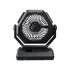 Portable Camping Fan With LED Light Rechargeable 6000Mah Outdoor Camping Fan 6    Rotation Tent Fan For Travel Fishing Picnic Green Rotation