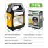Portable Camping Lights Strong Light Long range Outdoor Camping Solar Led Work Lamp Flashlight Torch JY 978A SMD  yellow 