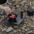Portable Camping Table Lightweight Outdoor Folding Table Removable Dining table For Picnic Lap Table 29 8 x 21 x 8 4 Cm ST 05  Grey