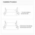 Portable Camping Table Lightweight Outdoor Folding Table Removable Dining table For Picnic Lap Table 29 8 x 21 x 8 4 Cm ST 05  Grey