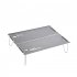 Portable Camping Table Lightweight Outdoor Folding Table Removable Dining table For Picnic Lap Table 29 8 x 21 x 8 4 Cm ST 05  Grey