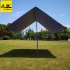 Portable Camping Tent Tarp Awning Sun Shade Rain Shelter Mat Beach Picnic Pad  Complete tent with pole 3 4 people royal blue