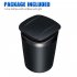 Portable Car  Ashtrays Cigarette Lighter Automatic Lighting Light Detachable Garbage Cans black