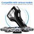 Portable Car Charger 3 0 Dual Usb High speed Charging Adapter With Led Indicator black