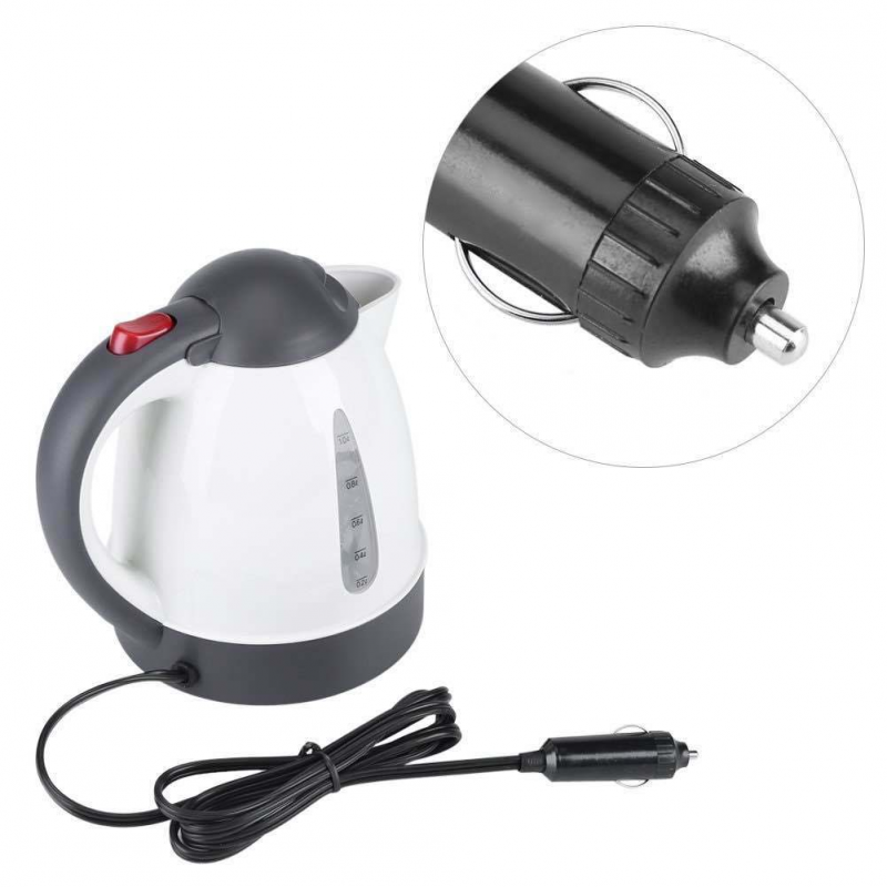 Wholesale Portable Car Electric Kettle Road Trip Travel Heated Water