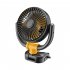 Portable Car Fan  Powerful Airflow 360 Degree Rotatable Auto Cooling Fan System  Single Head Folding Fan For Dashboard Truck SUV Sedan RV Van Boat 24V Type