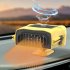 Portable Car Heater  2 in 1 Fast Heating And Cooling Fan  Auto Heater Defroster Windshield Defogger  Plugs In Cigarette Lighter  360 Degree Rotation  12V  yello