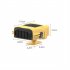 Portable Car Heater  2 in 1 Fast Heating And Cooling Fan  Auto Heater Defroster Windshield Defogger  Plugs In Cigarette Lighter  360 Degree Rotation  12V  yello