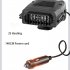 Portable Car Heater  2 in 1 Fast Heating And Cooling Fan  Auto Heater Defroster Windshield Defogger  Plugs In Cigarette Lighter  360 Degree Rotation  12V  yello