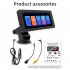 Portable Car Stereo  Wireless Compatible For Carplay Android Auto  RF Transmission USB Reading MP5 Player With Telephone Projection Function For Cars Trucks SUV