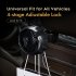Portable Car Usb Cooling Fan Multi functional Rear Seat Hook Electric Fan Mini Air Cooler Auto Supplies black