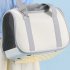 Portable Carrier Bags Breathable Foldable Large Capacity Oxford Cloth Pet Carriers For Outdoor Travel  42 x 24 x 30cm  beige breathable shoulder bag