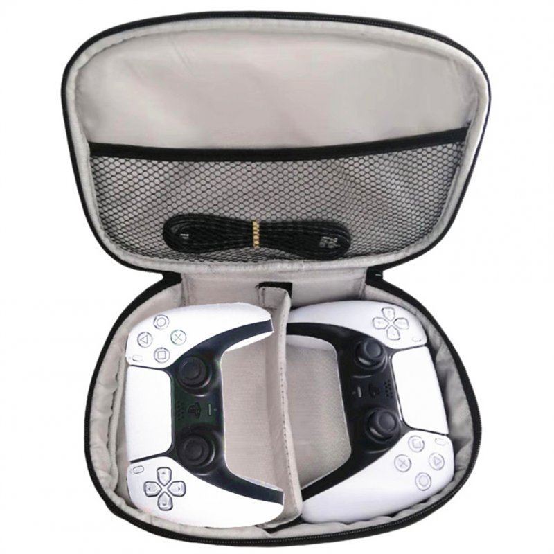 Portable Carrying Case Gamepad Waterproof Handbag Shockproof Storage Bag Compatible For Ps5/x Box/pro/controller black
