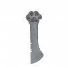 Portable Cat Paw Shaped Cartoon Pet Can  Opener Multifunctional Pet Cat Food Utensils Can Opener gray