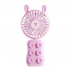Portable USB Rechargeable Fan Pink