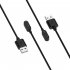 Portable Charger Charging Cable Usb Adapter Compatible For Huawei S Tag Watch Fit 4x Honor Es   Band 6 7 Fit2 black