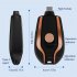 Portable Charger Power Bank Emergency 1500mAh Keychain Battery Pack Mini Compact Power Charger Power Bank External Phone Charger With Type C Conversion Interfac