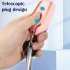 Portable Charger Power Bank Emergency 1500mAh Keychain Battery Pack Mini Compact Power Charger Power Bank External Phone Charger With Type C Conversion Interfac