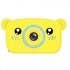 Portable Children Camera Digital Mini Bear Cartoon Camera Long Battery Life Camera yellow