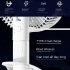 Portable Clip on Electric Fan 3 Speeds Usb Rechargeable Wireless Cooling Fan For Camping Desktop Office White