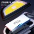 Portable Cob Led Keychain Flashlight Multifunctional Magnetic Work Light Floodlight Bottle Opener keychain light
