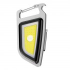 Portable Cob Led Keychain Flashlight Multifunctional Magnetic Work Light Floodlight Bottle Opener keychain light